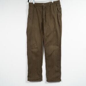 Massimo Dutti Paisley Slim Fit Chino Pants 31x30 Made in Morocco Unisex